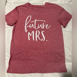 Future Mrs T Shirt Women Bachelorette Party Shirt Bride Gifts Shirts Wedding